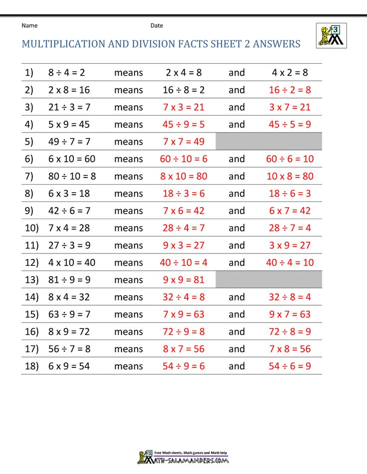 30 Multiplication Worksheets 4Th Grade With Answers