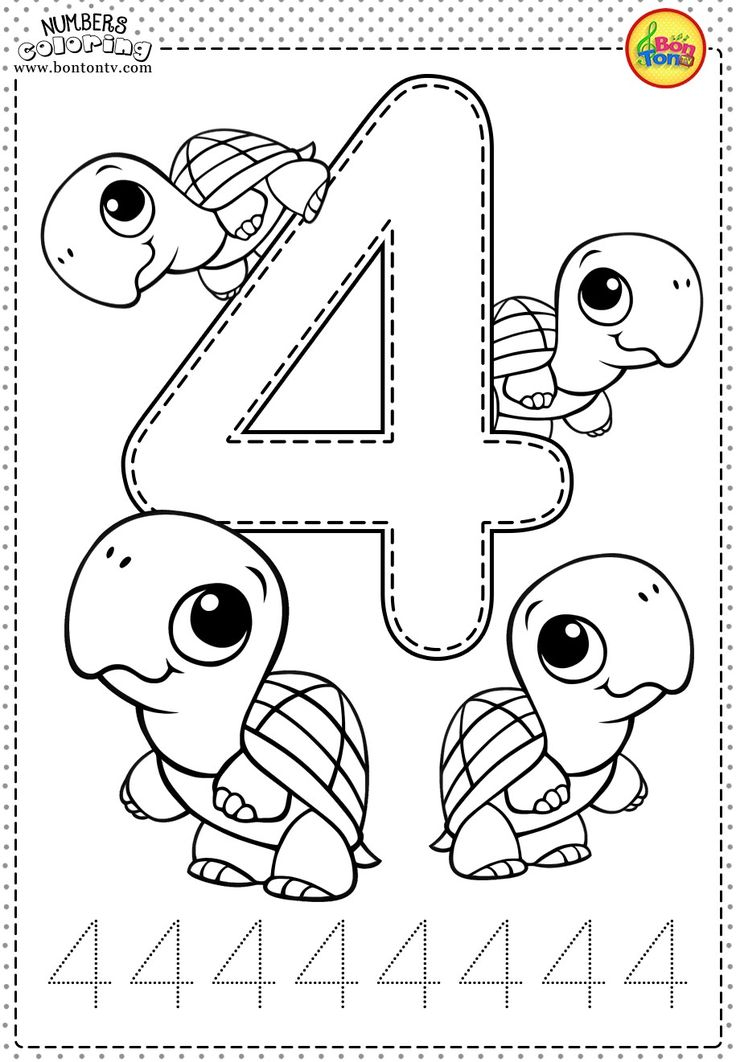 30 Number 4 Worksheets For Preschool Math