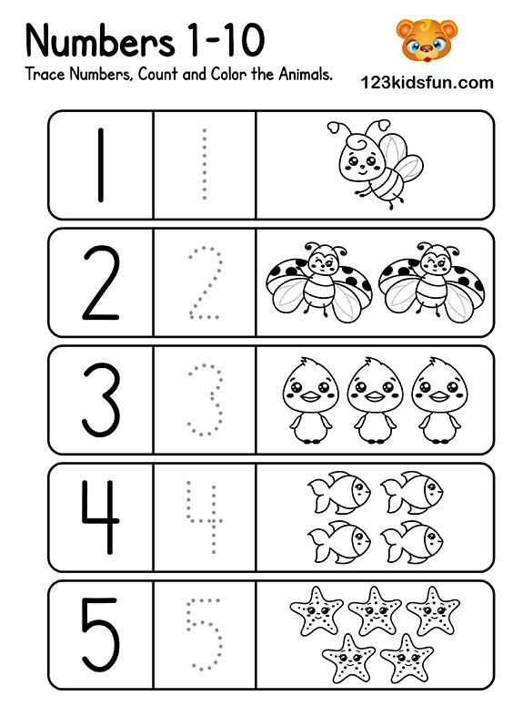 30 Preschool Counting Worksheets Kindergarten Math