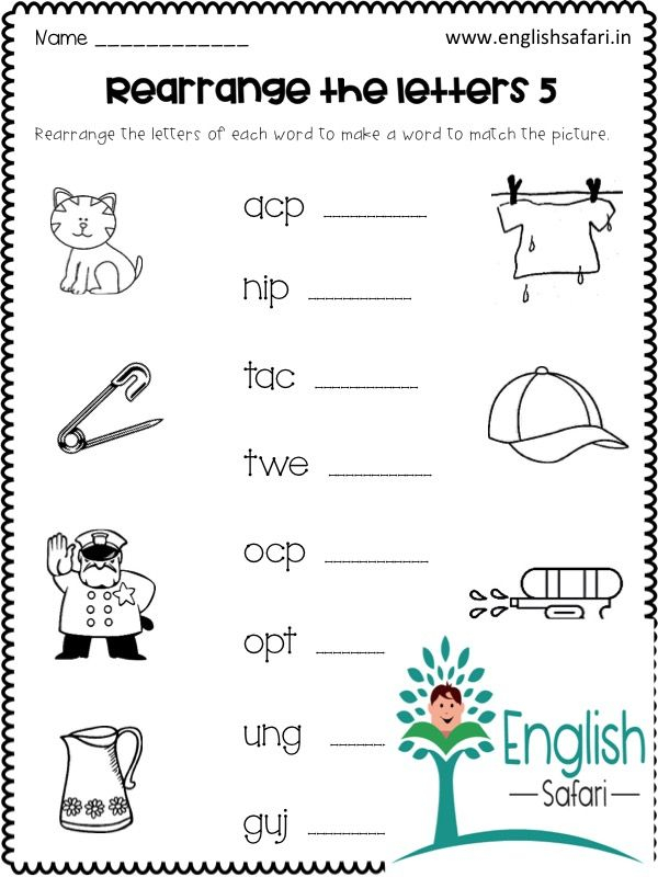 30 Three Letter Words Worksheets Reading Kindergarten