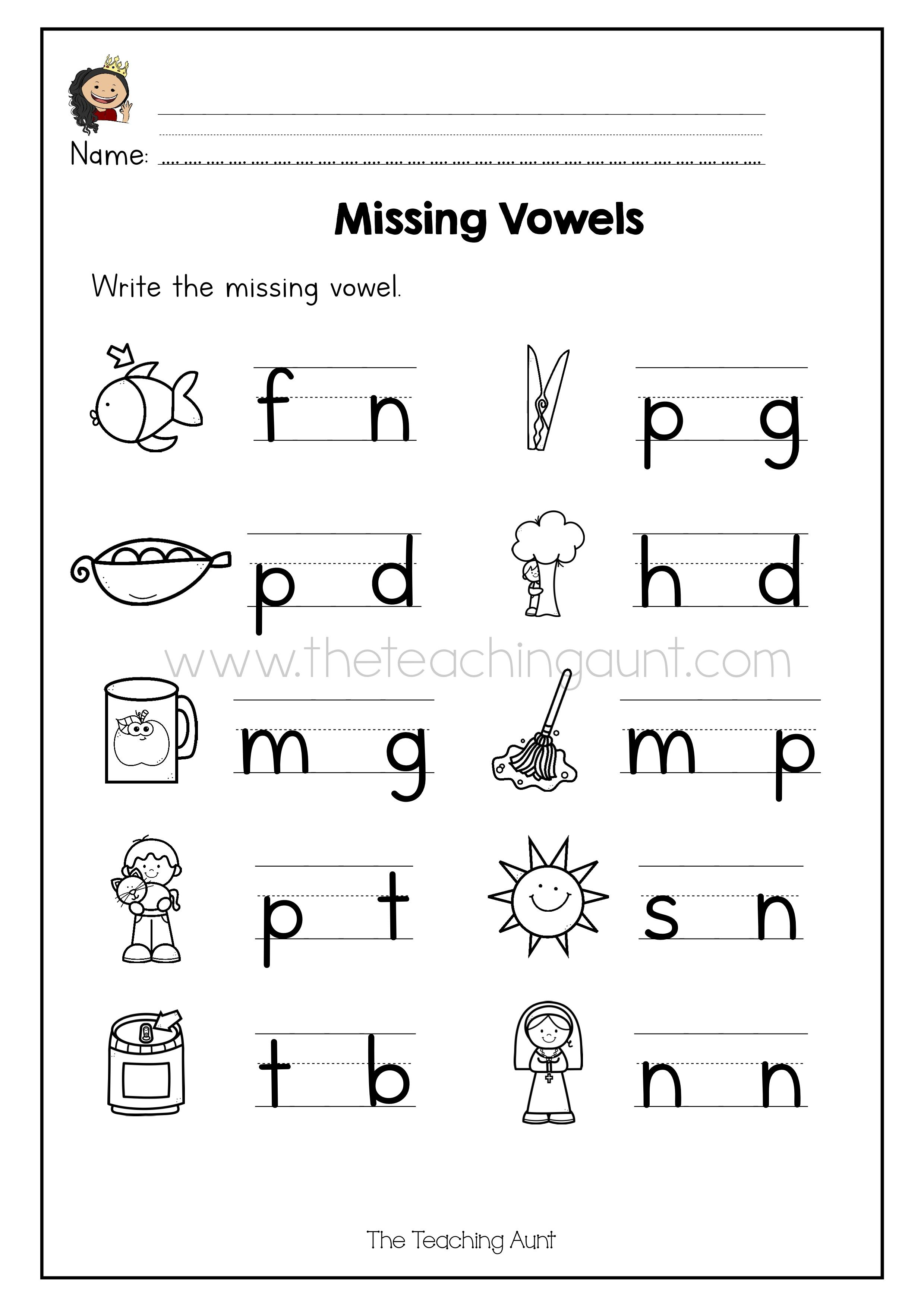 30 Three Letter Words Worksheets Reading Kindergarten