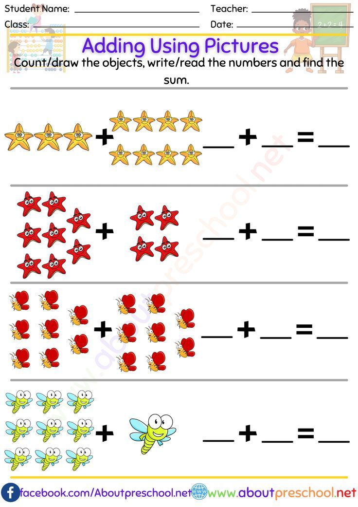 30 Worksheets For Grade 1 Maths Addition