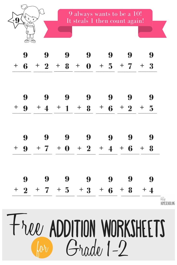 30 Worksheets For Grade 1 Maths Addition