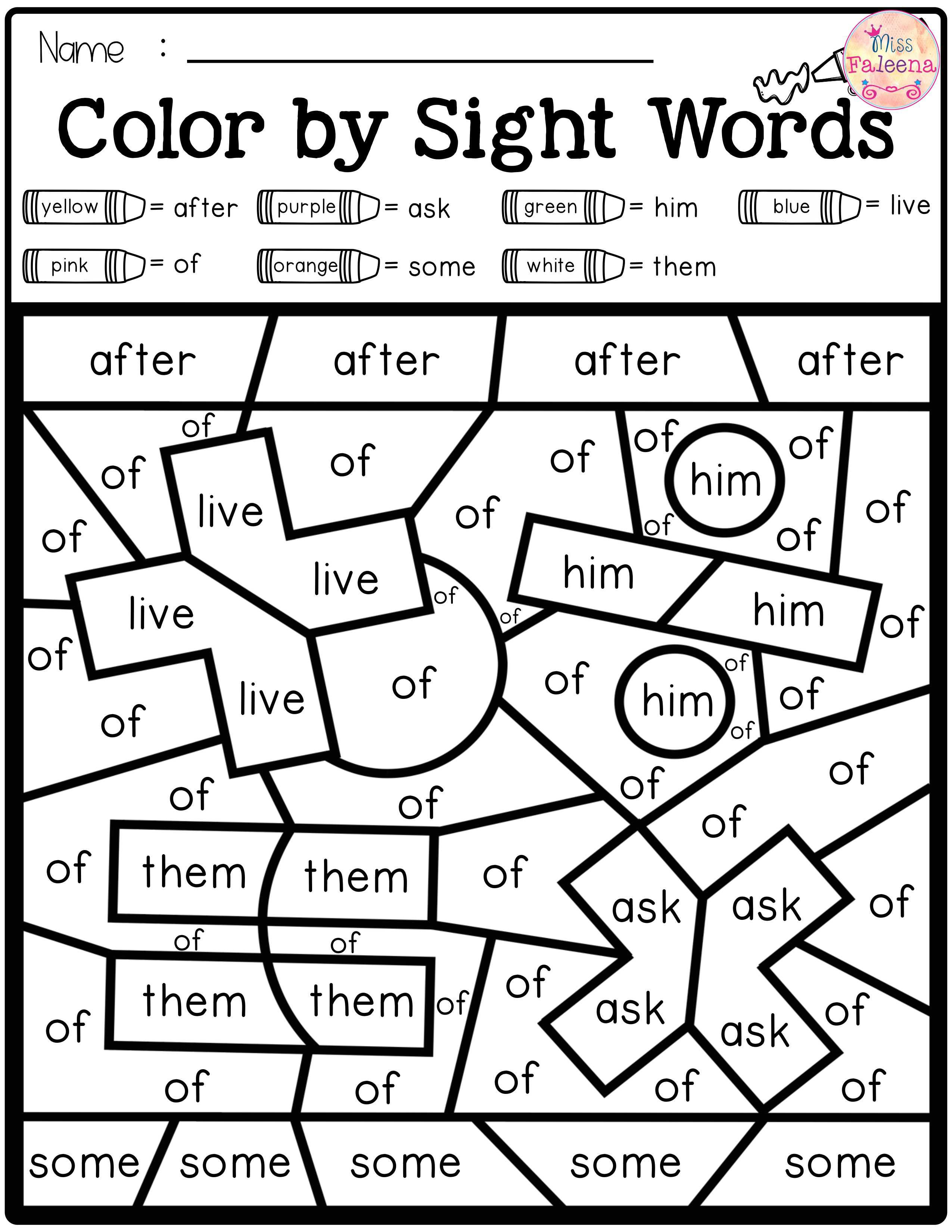 35 1St Grade Worksheets Words