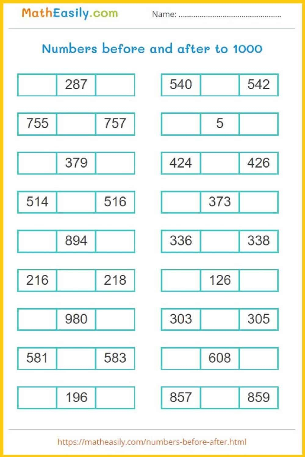 35 2Nd Grade Math Worksheets With Answers