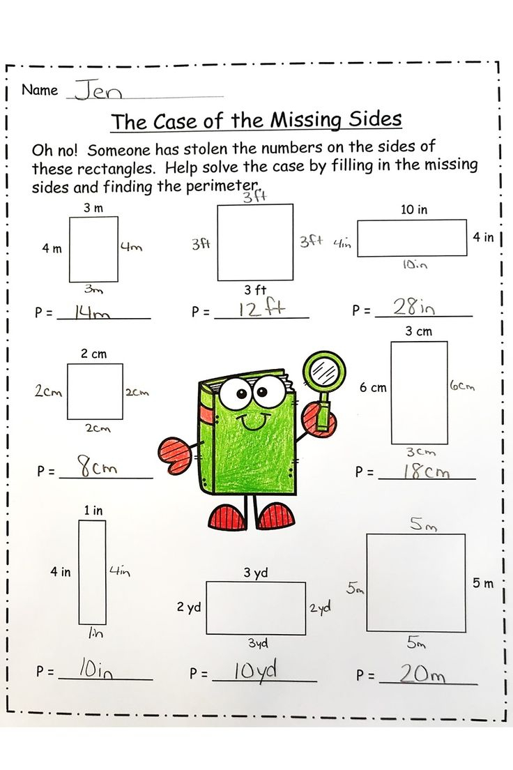 35 Area Perimeter Worksheets Class 4