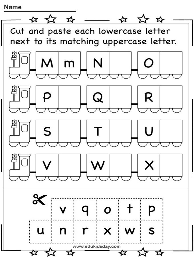 35 Cut And Paste Letter E Worksheets