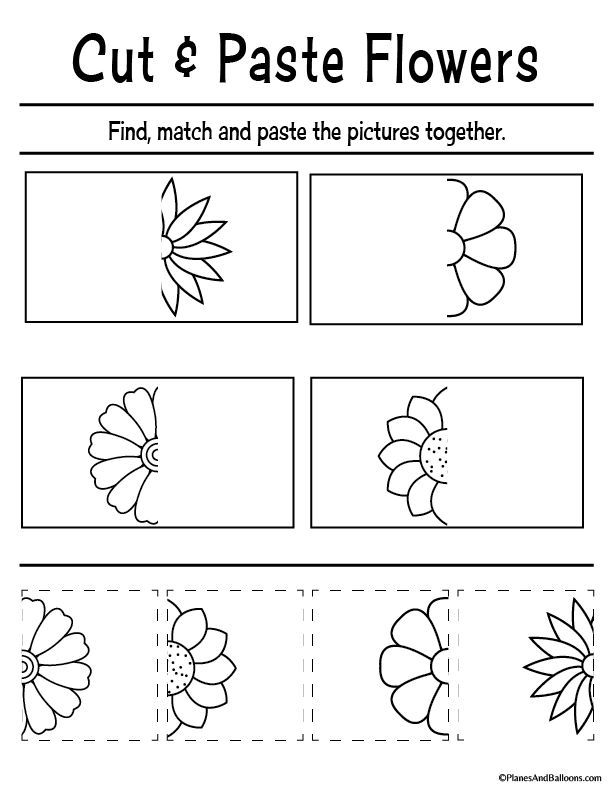 35 Cut And Paste Worksheets Summer