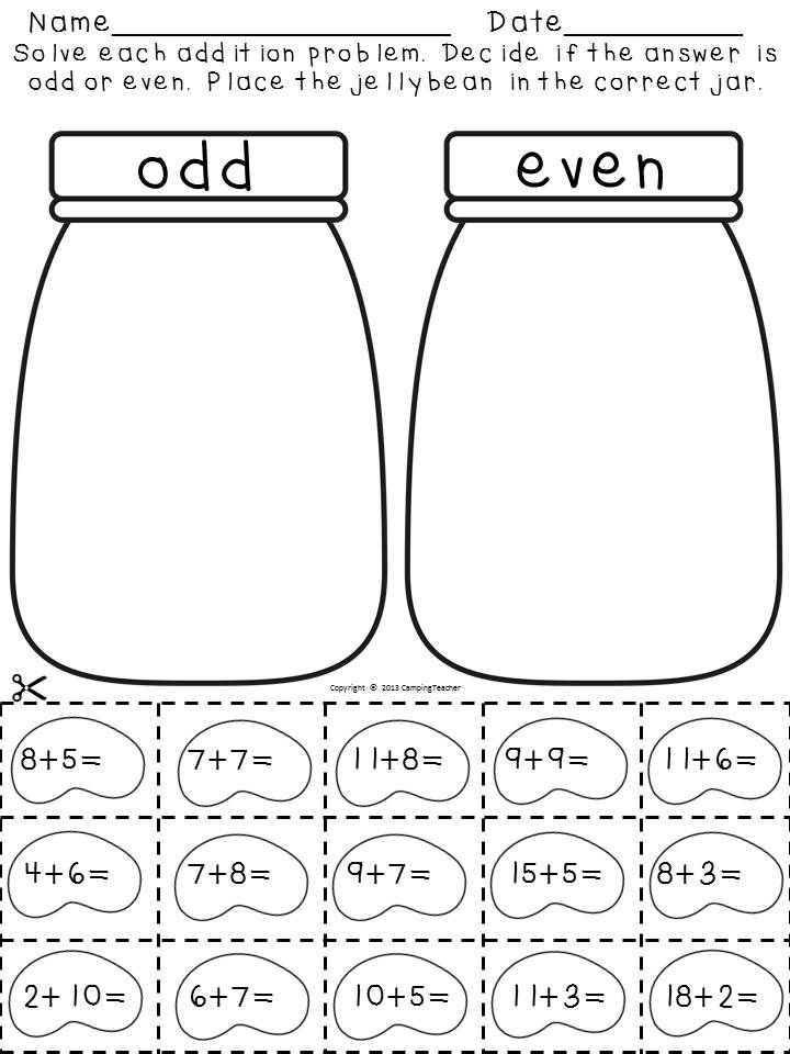 35 Even And Odd Numbers Worksheets Kindergarten