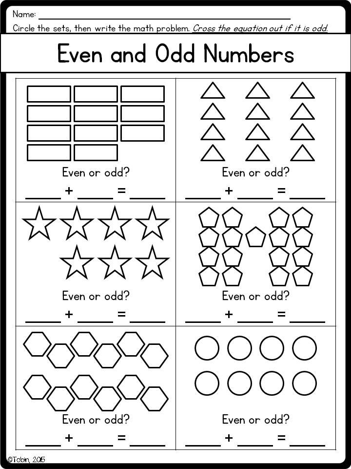 35 Even And Odd Numbers Worksheets Kindergarten