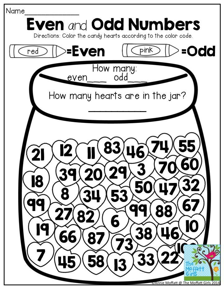 35 Even And Odd Numbers Worksheets Kindergarten