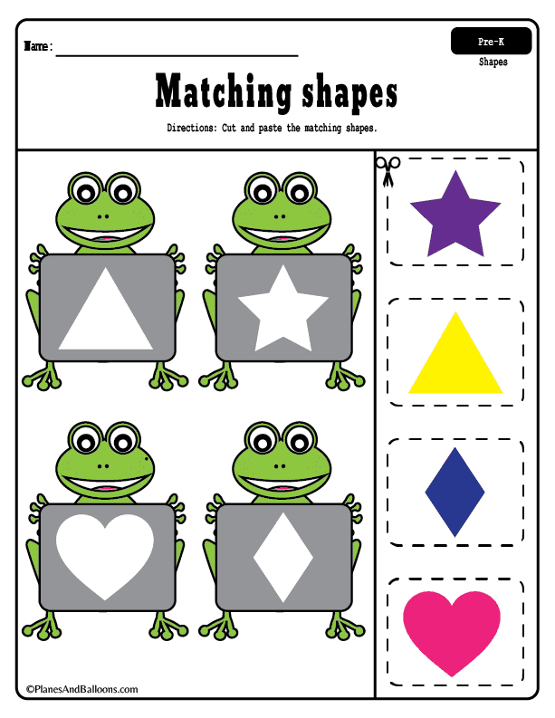 35 Fun Worksheets For Kindergarten Cut And Paste