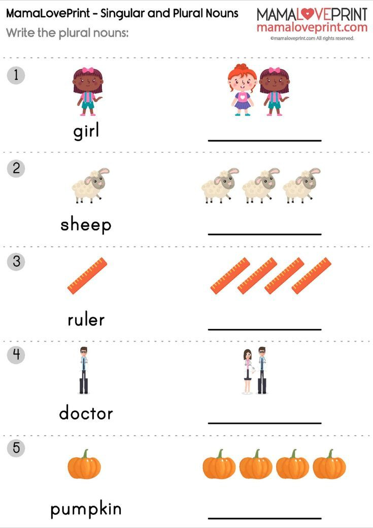 35 Grade 1 English Worksheets Noun