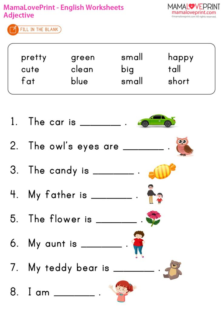 35 Grade 1 English Worksheets Noun