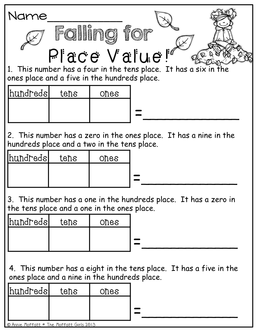 35 Grade 1 Math Worksheets Place Value