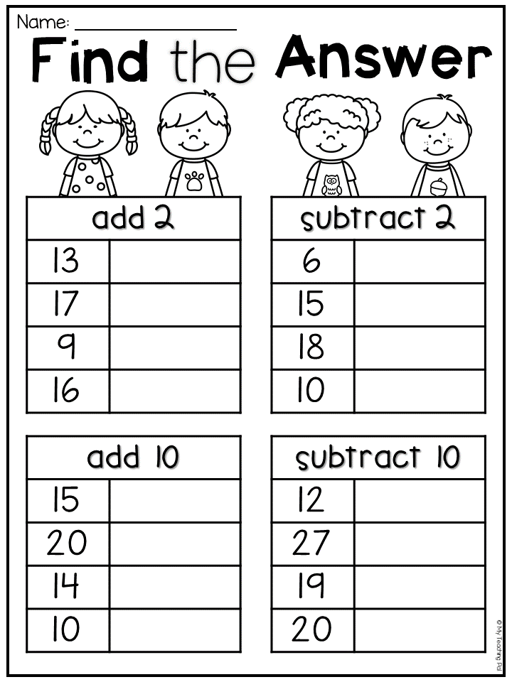 35 Grade 1 Math Worksheets Place Value