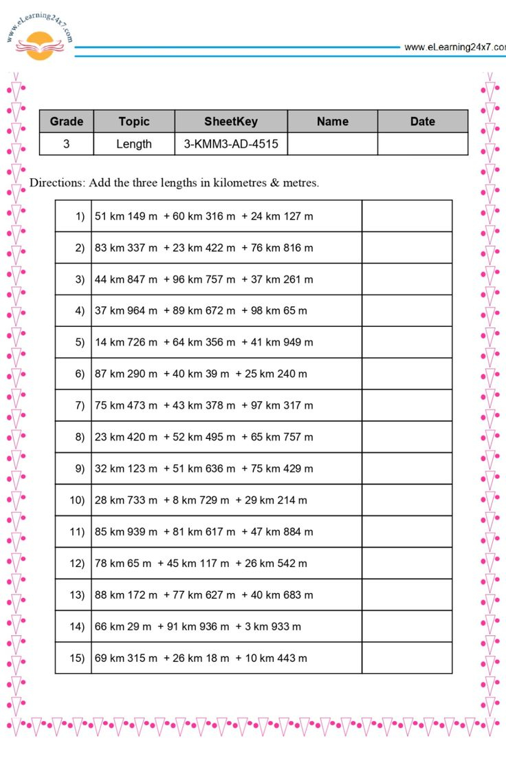 35 Grade 3 Math Worksheets Capacity