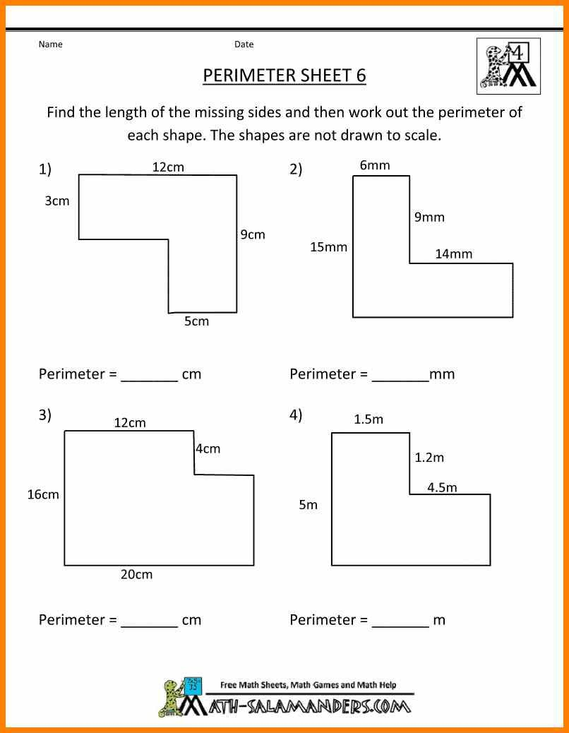 35 Grade 3 Math Worksheets Perimeter