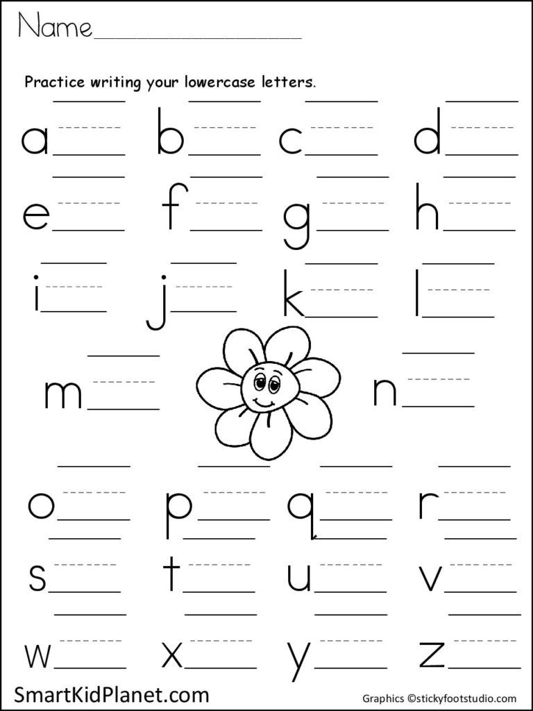 35 Kindergarten Lower Case Letter Worksheets