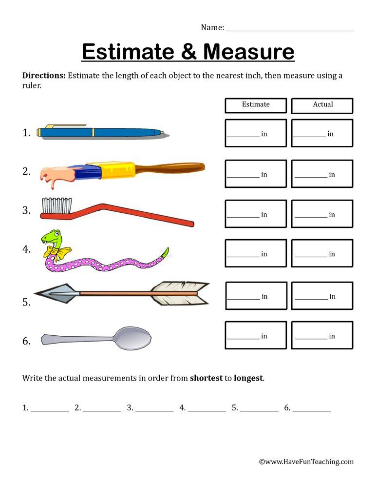 35 Length Worksheets 2Nd Grade