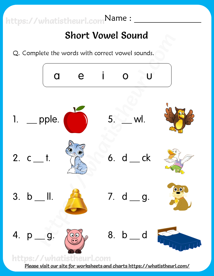 35 Long And Short Vowel Worksheets 1St Grade