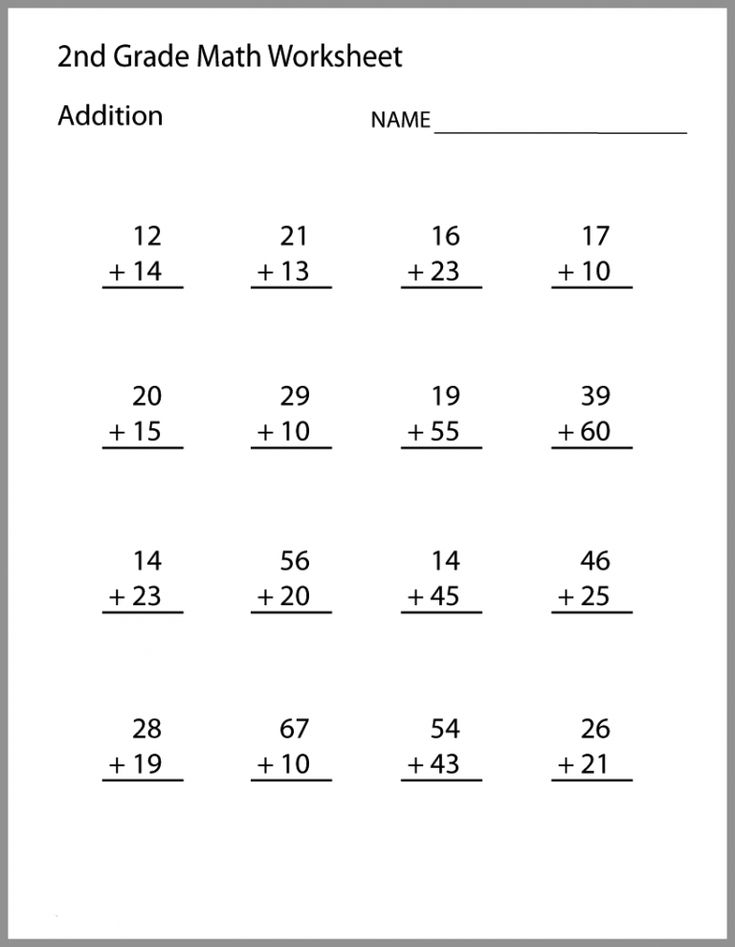 35 Math Worksheets 2Nd Grade Free