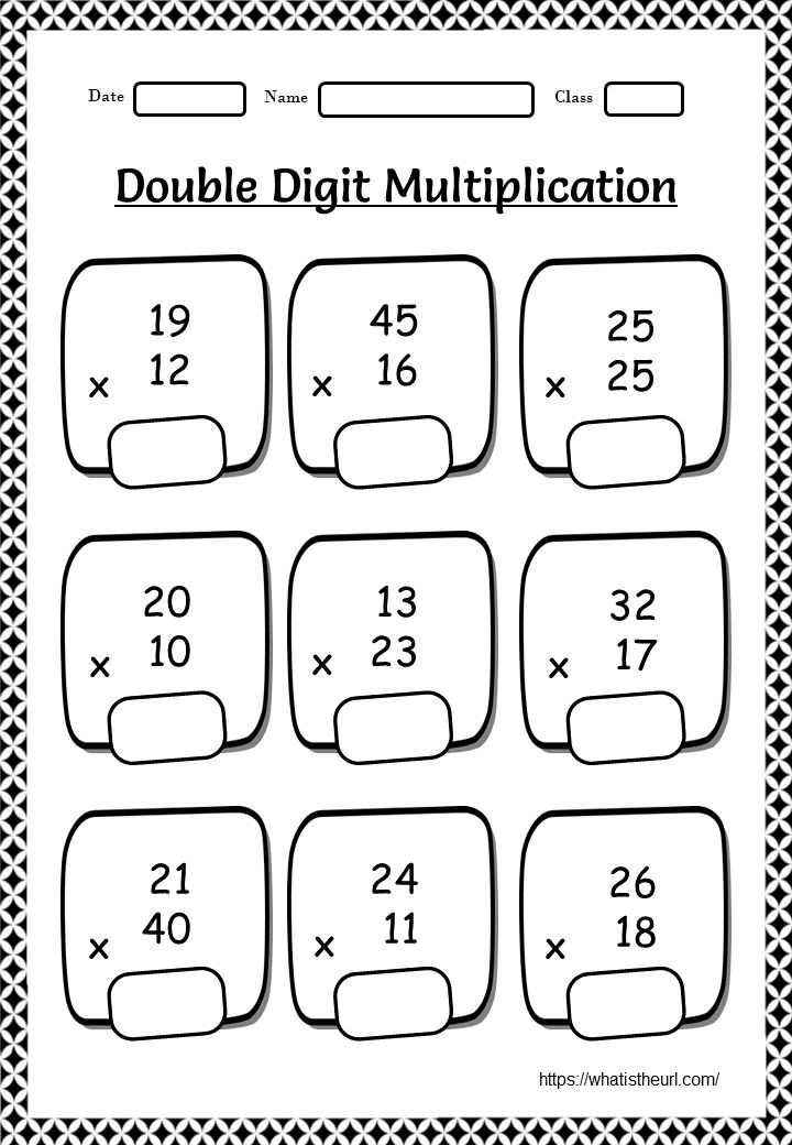 35 Multiplication Worksheets 3 Digit By 1 Digit