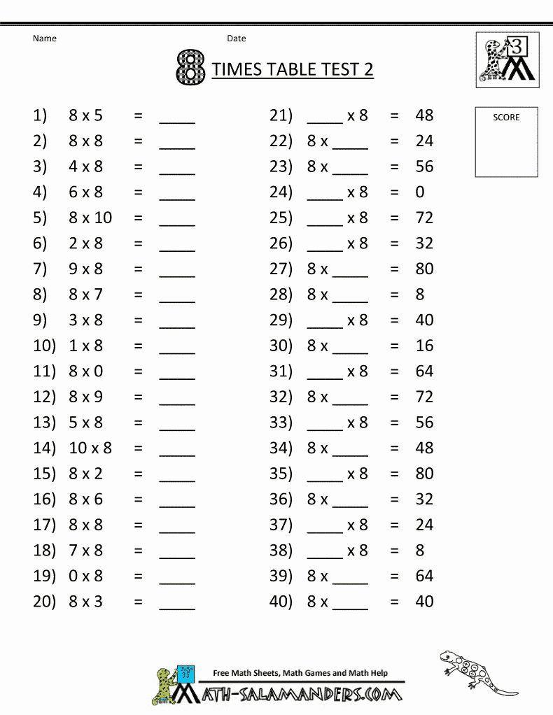 35 Multiplication Worksheets 4Th Grade With Answers