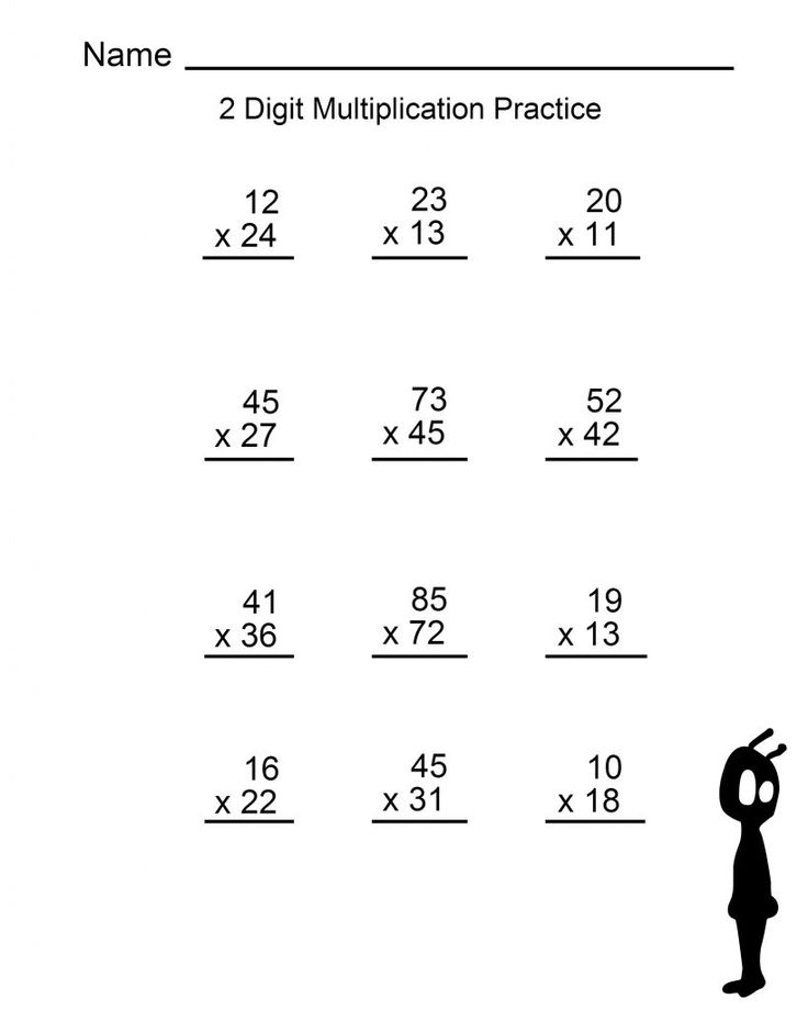 35 Multiplication Worksheets 4Th Grade With Answers