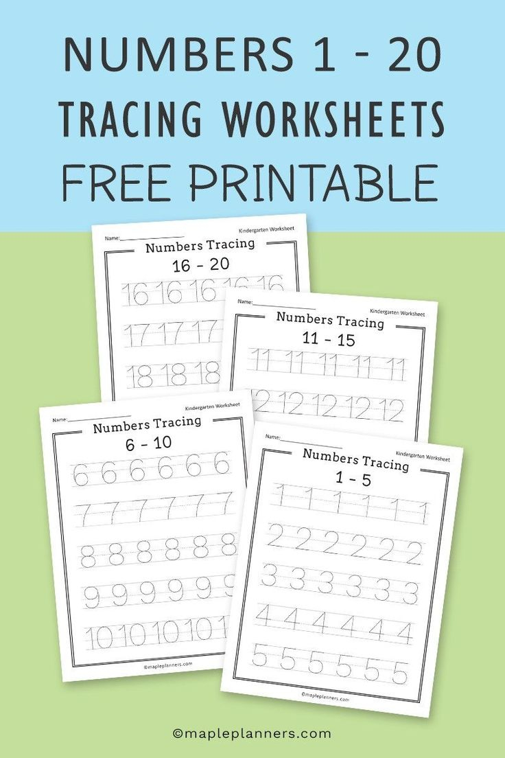 35 Numbers For Kids Free Printables Math Worksheets