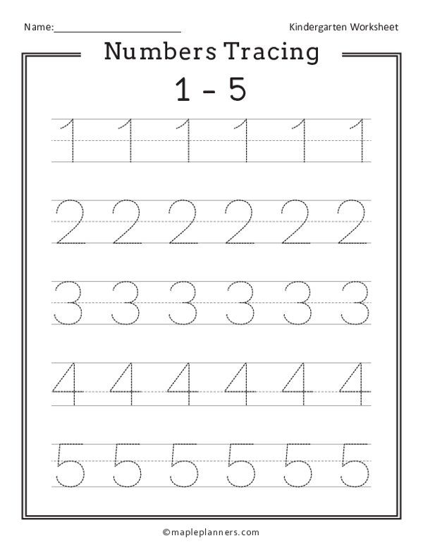 35 Numbers For Kids Free Printables Math Worksheets