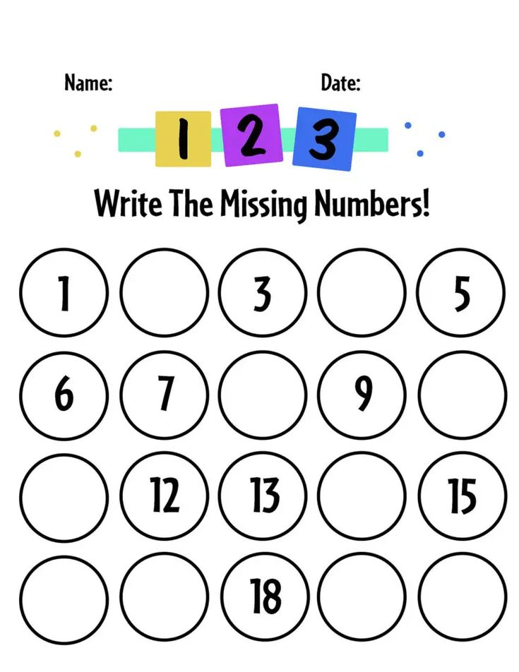 35 Numbers For Kids Free Printables Math Worksheets