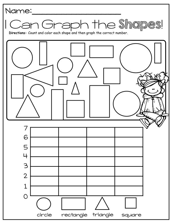 35 Preschool Math Shapes Worksheets