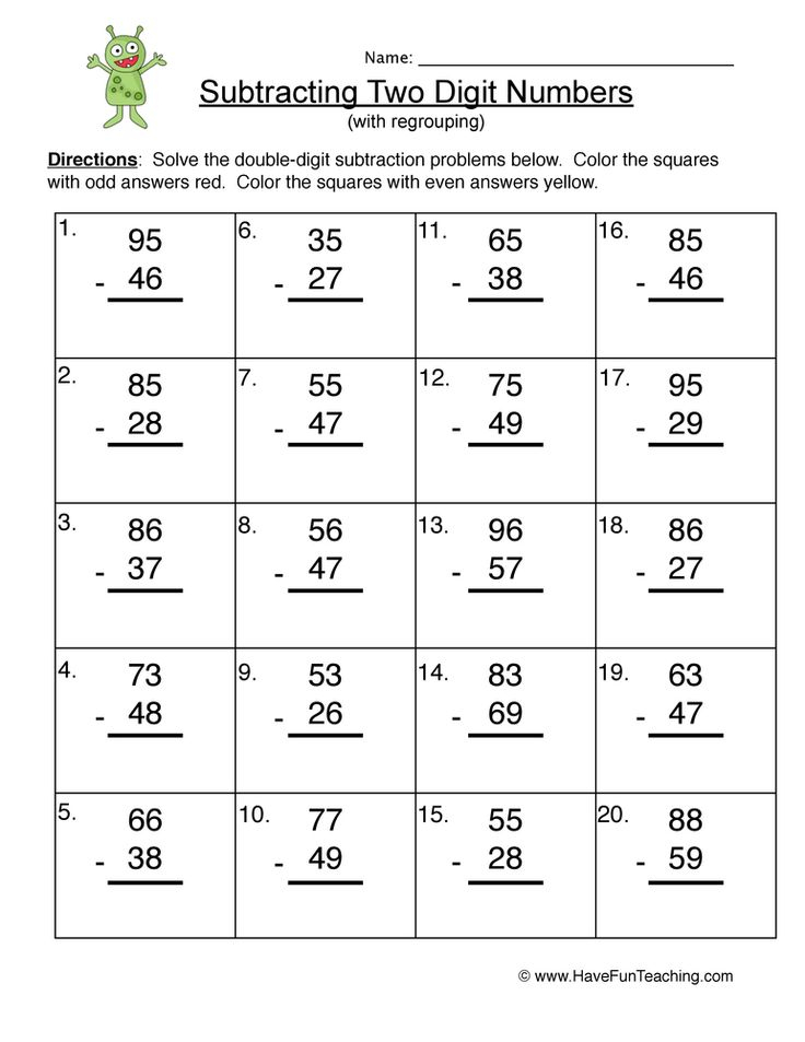 21 Addition And Subtraction Worksheets For 2Nd Grade