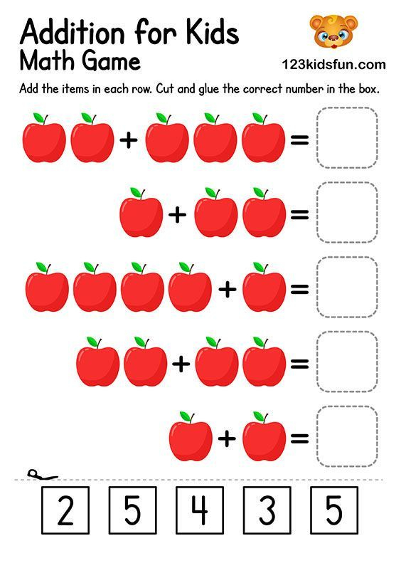 21 Addition Problem Worksheets Kindergarten