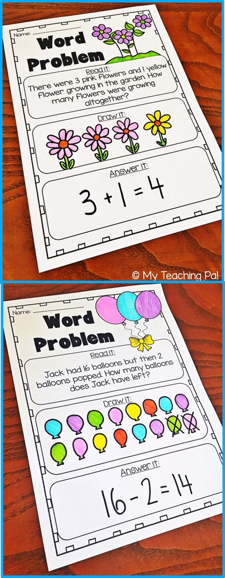 21 Addition Problem Worksheets Kindergarten