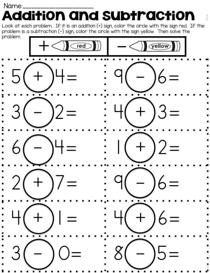 21 Addition Problem Worksheets Kindergarten