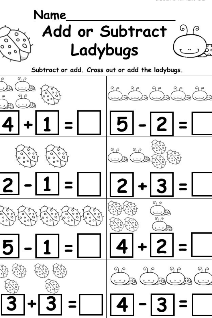 21 Addition Problem Worksheets Kindergarten