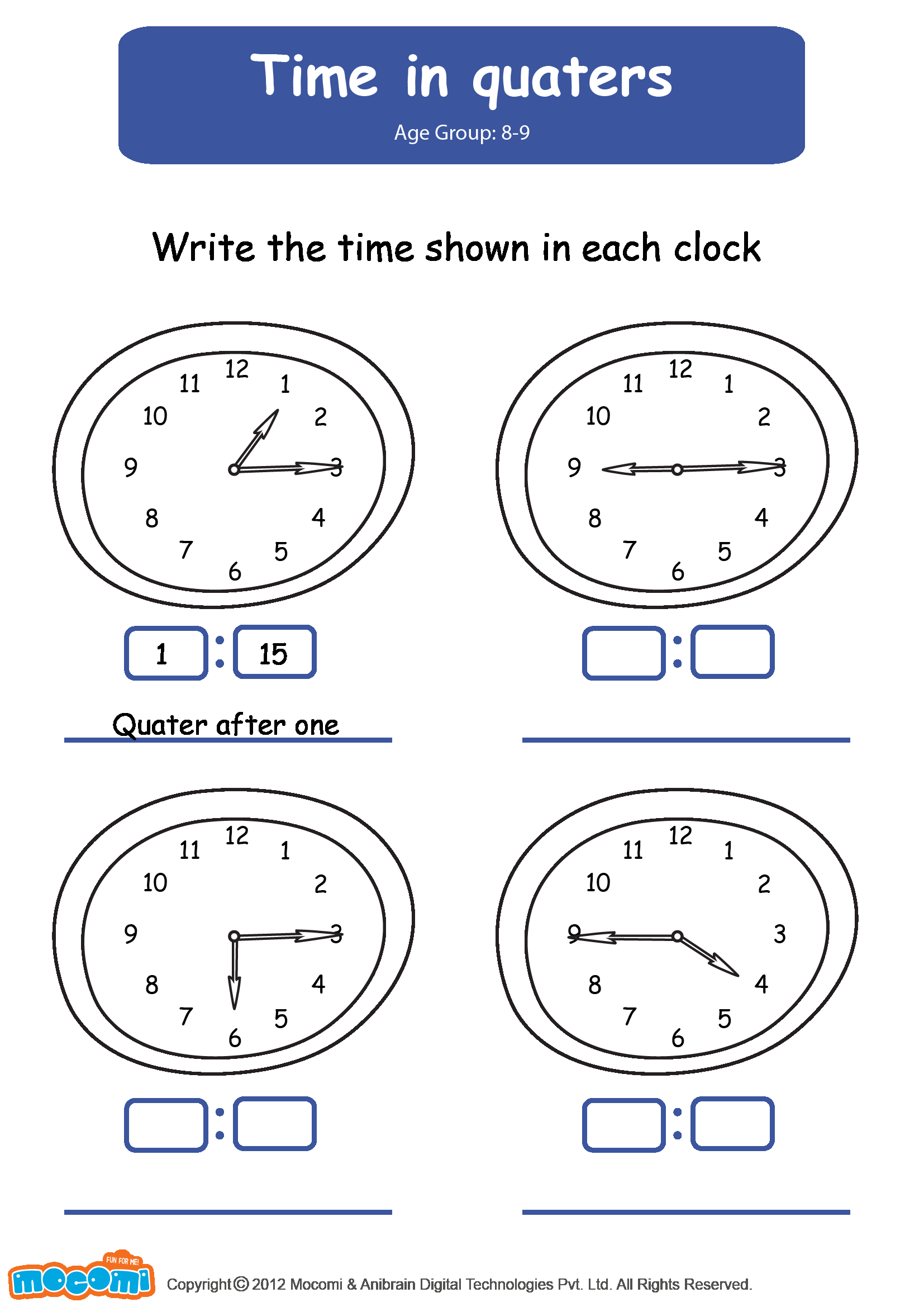 21 Clock Printable For Kids Math Worksheets