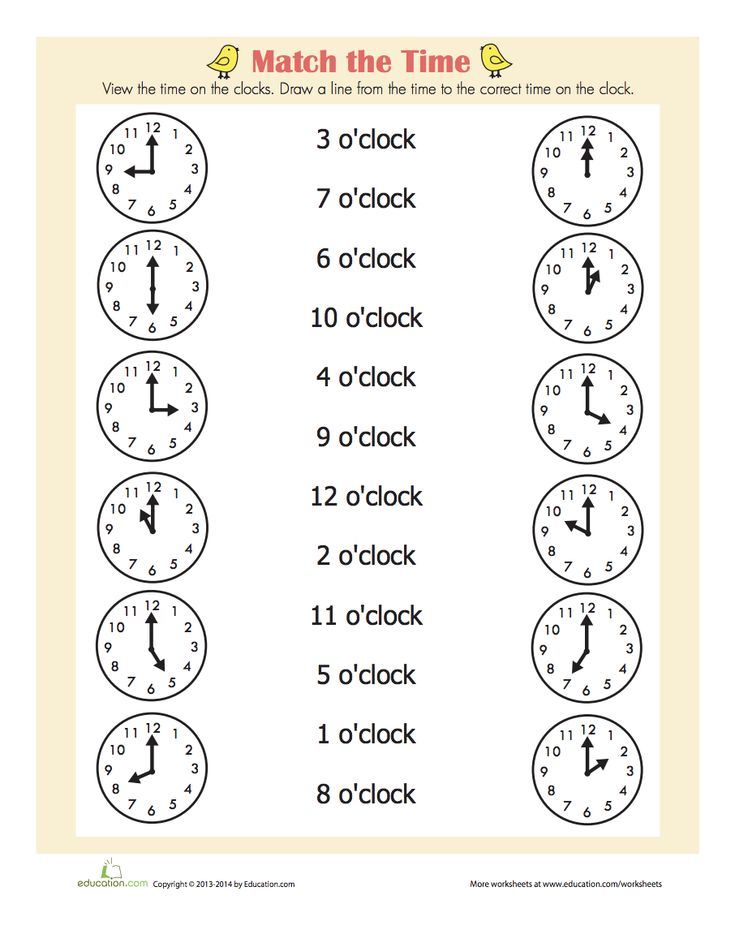 21 Clock Printable For Kids Math Worksheets