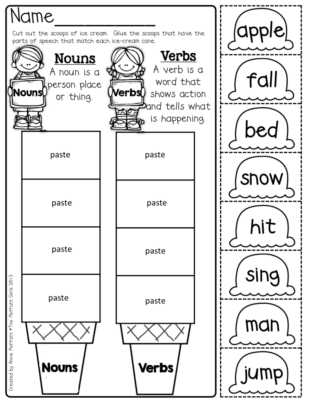 21 Grade 1 English Worksheets Noun