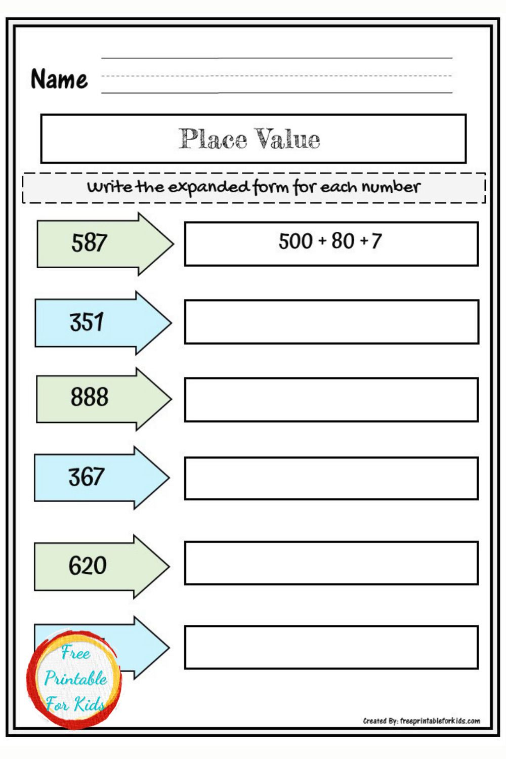 21 Grade 1 Math Worksheets Place Value