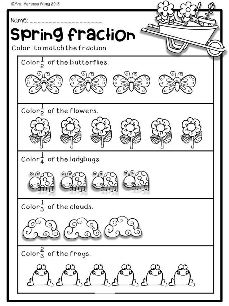 21 Kindergarten Math Worksheets Spring