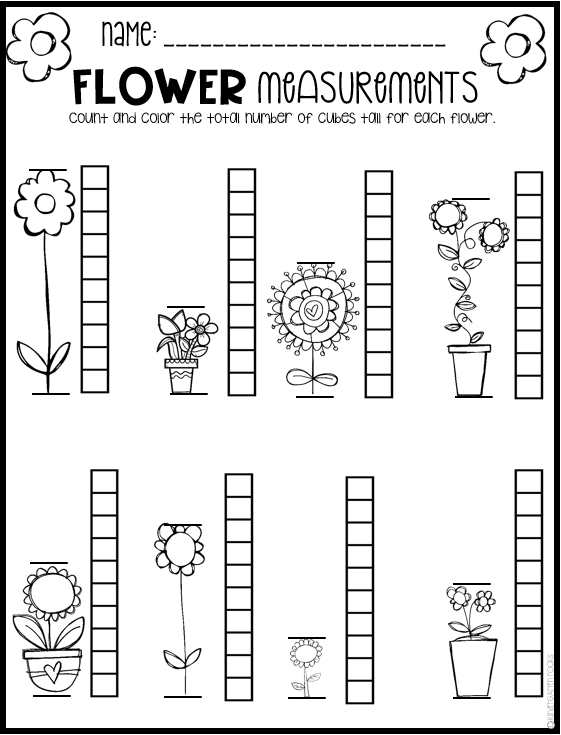 21 Kindergarten Math Worksheets Spring