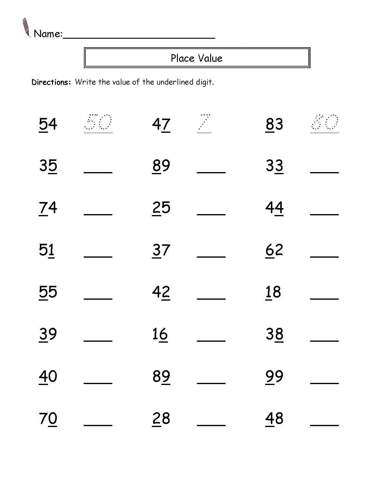 21 Math Worksheets 2Nd Grade Free