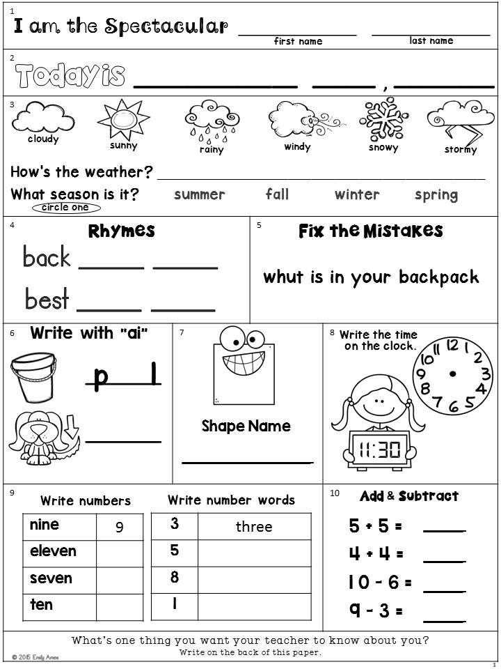 21 Math Worksheets 2Nd Grade Free