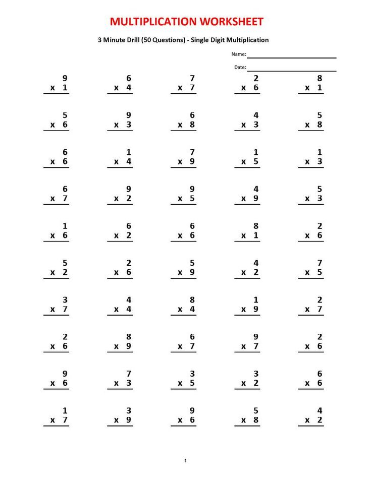 21 Multiplication Worksheets 3 Digit By 1 Digit