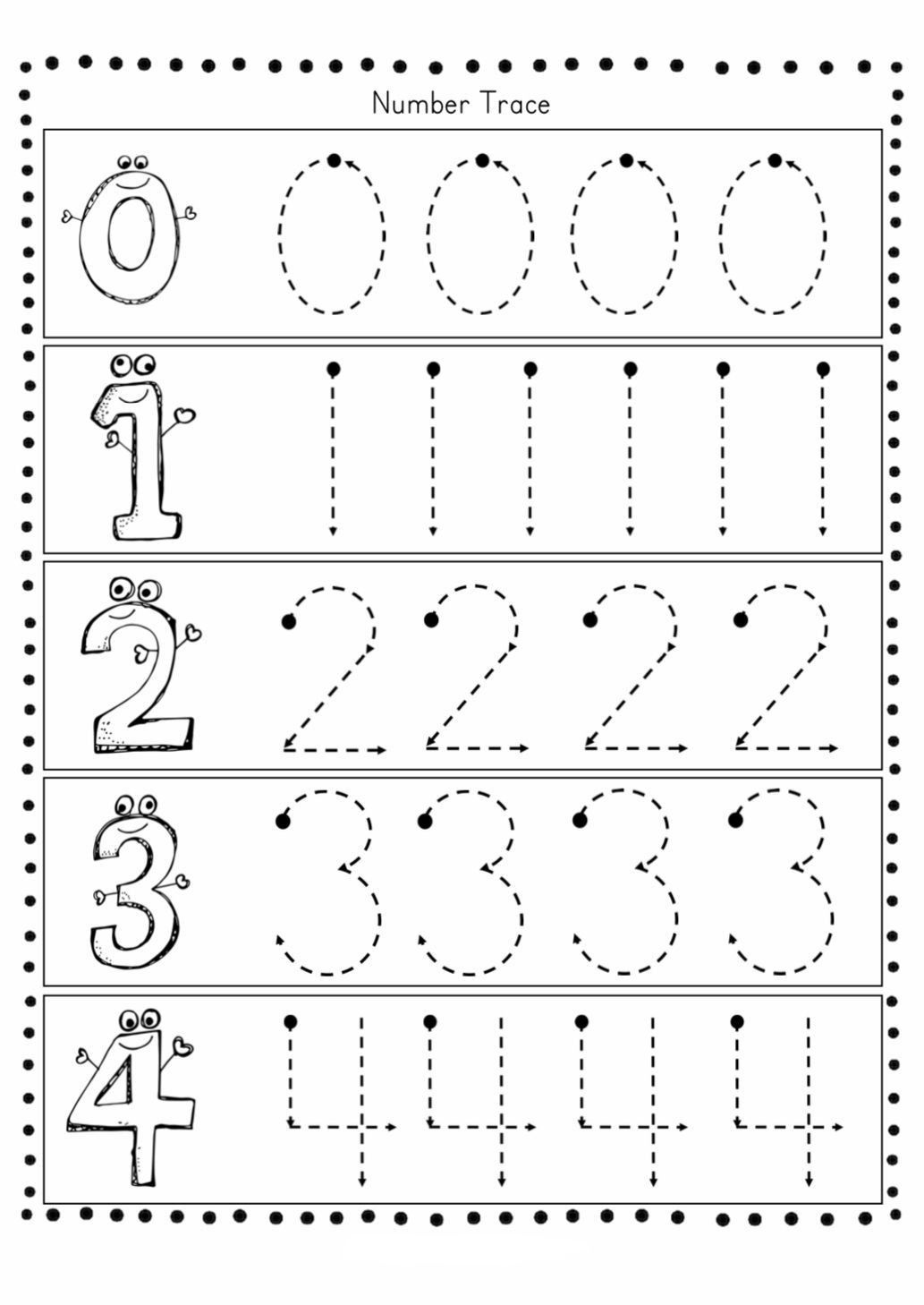 21 Number 4 Worksheets For Preschool Math