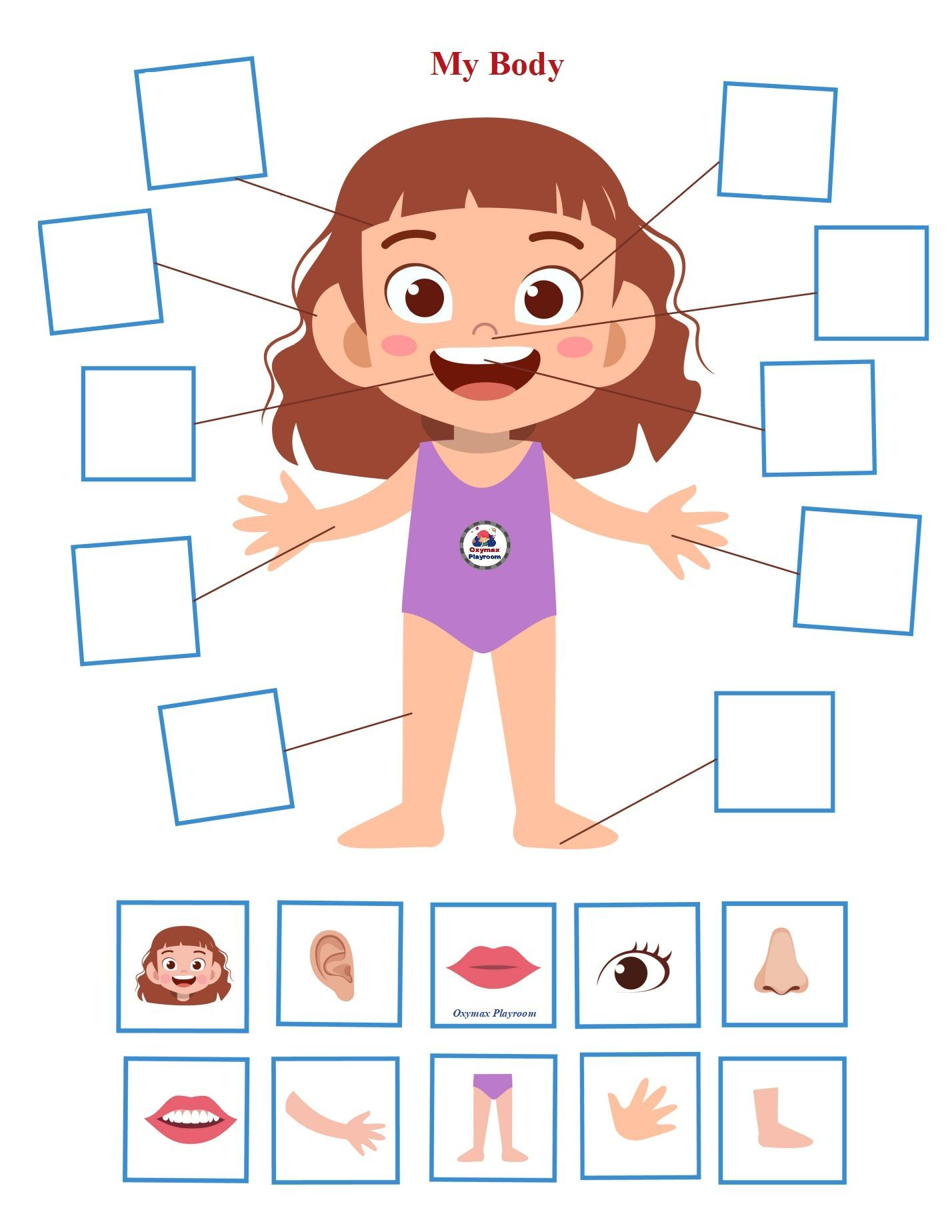 21 Parts Of Body Worksheets Kindergarten