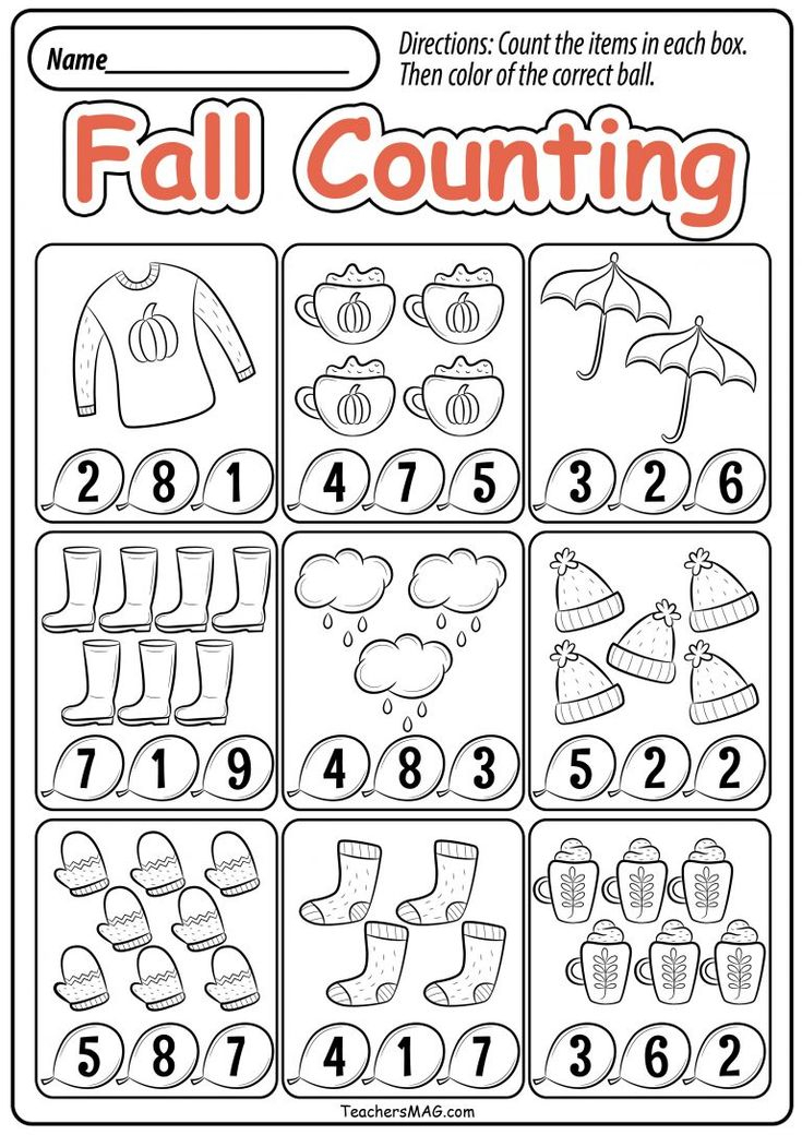 21 Preschool Counting Worksheets Kindergarten Math